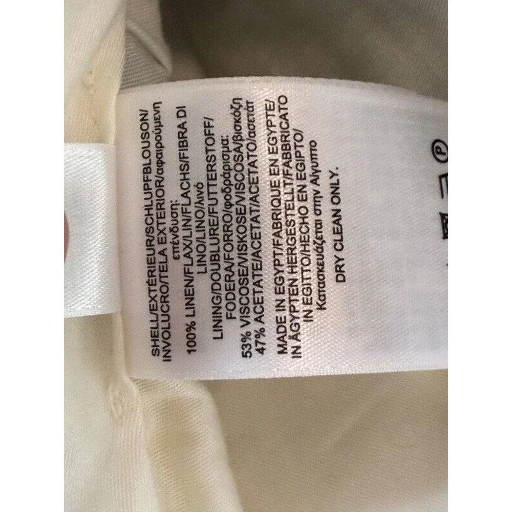 Brooks Brothers Regent Fit Mens Dark Brown 100% Linen Pants Size 38 x 27